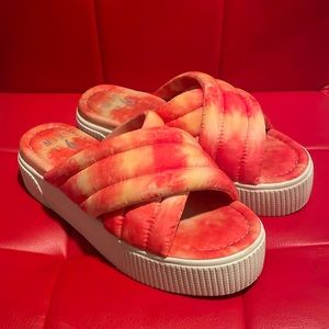 Mix No. 6 tie dye platforms